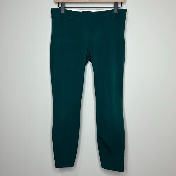 J.Crew Green Minnie Pants Size 4 Stretch Twill - Picture 1 of 8